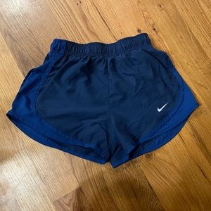 Blue nike shorts